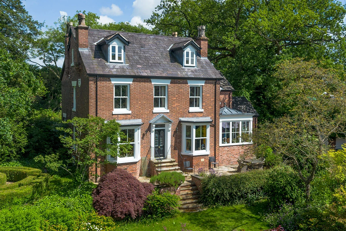 country property with orangery extension