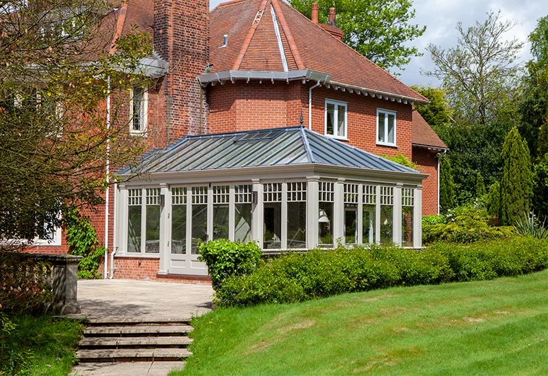 Solid roof Edwardian conservatory