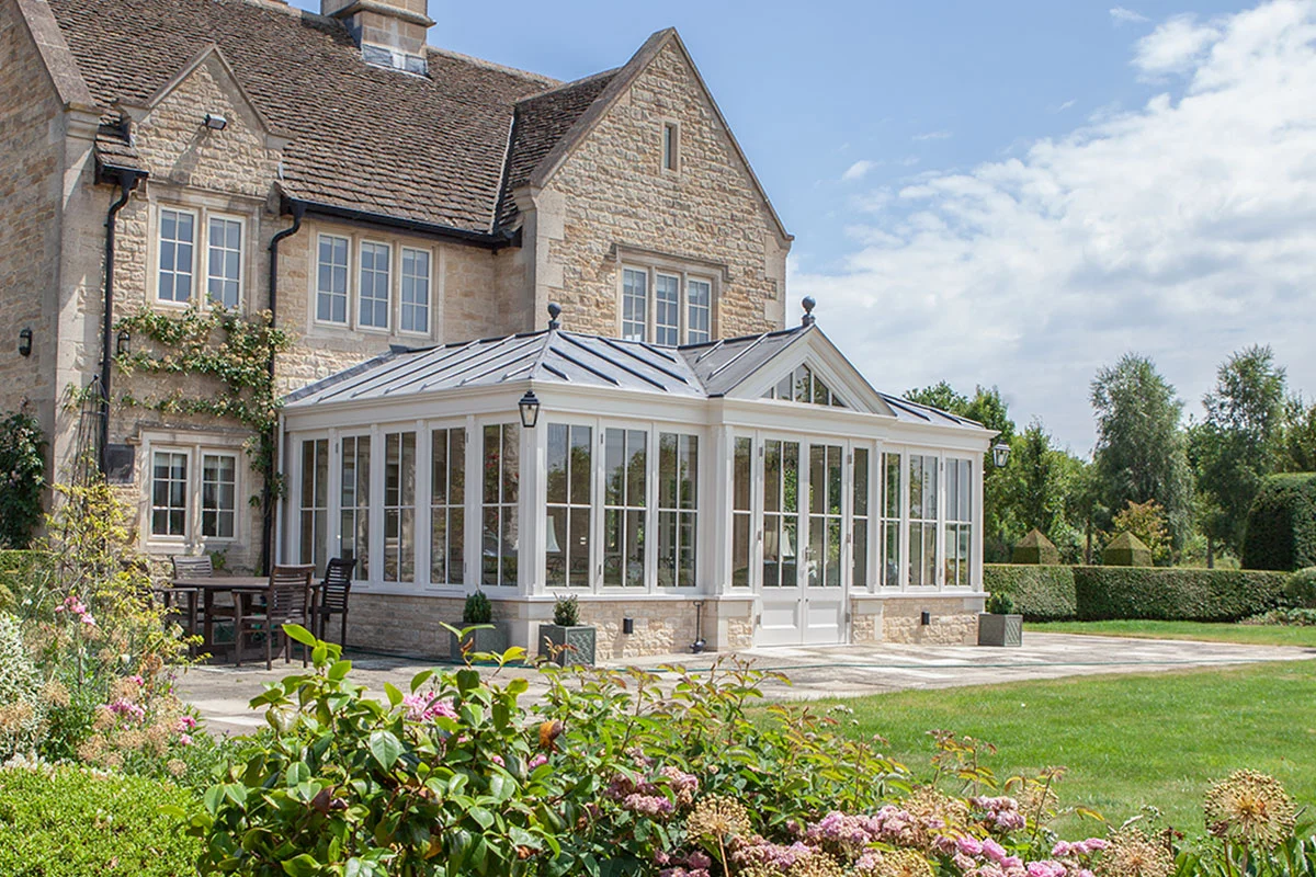 Solid roof conservatory extension