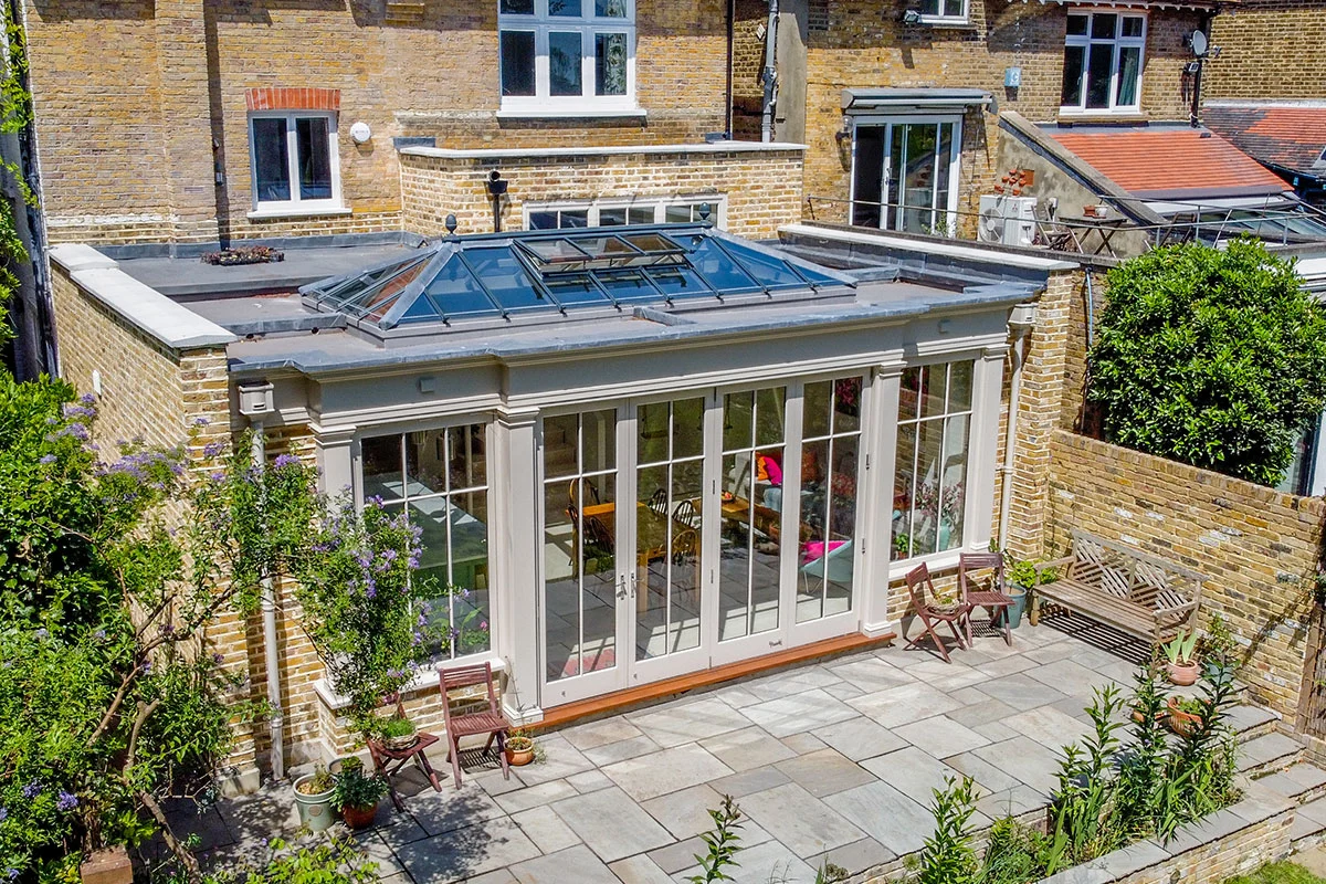 Townhouse extension with orangery