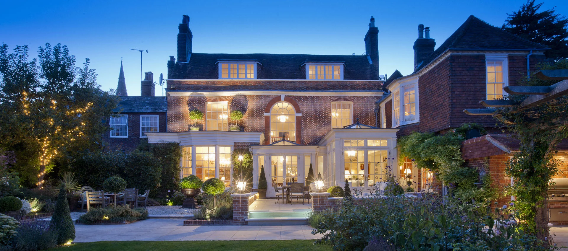 Orangery at night time