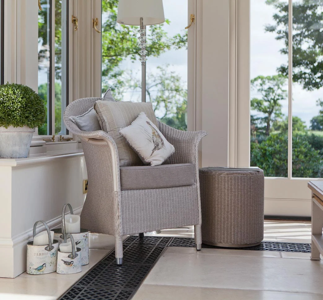 Trench heating example in an orangery