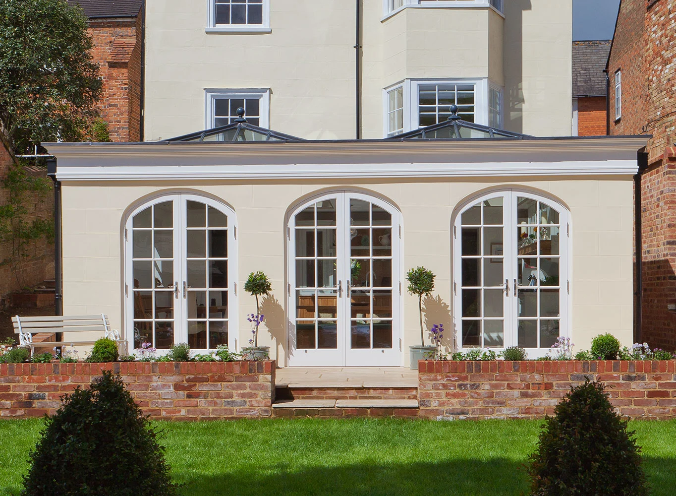 Orangery with two roof lanterns