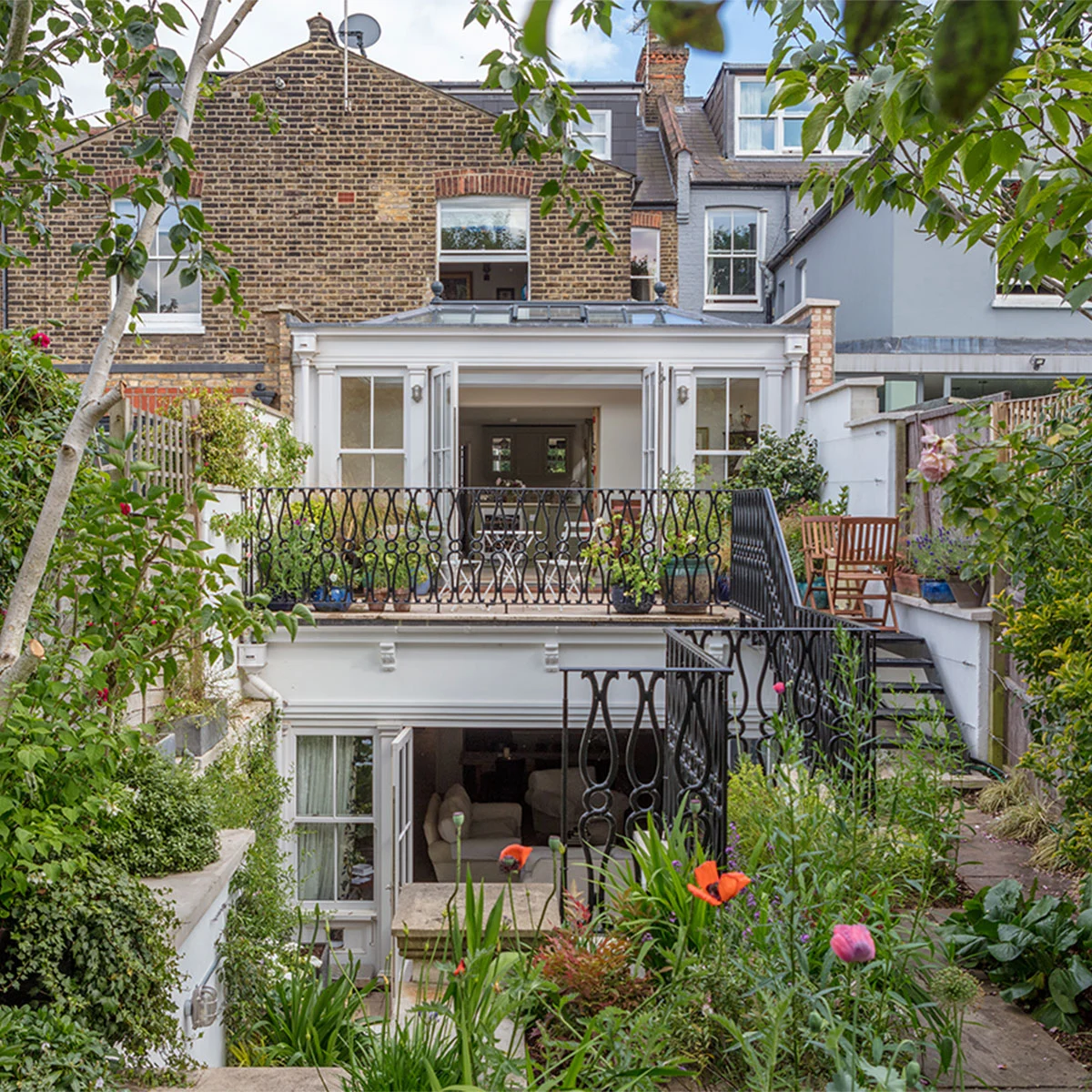 Two storey townhouse extension