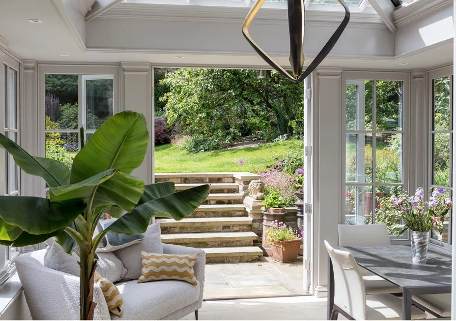 Use of plants in a small orangery