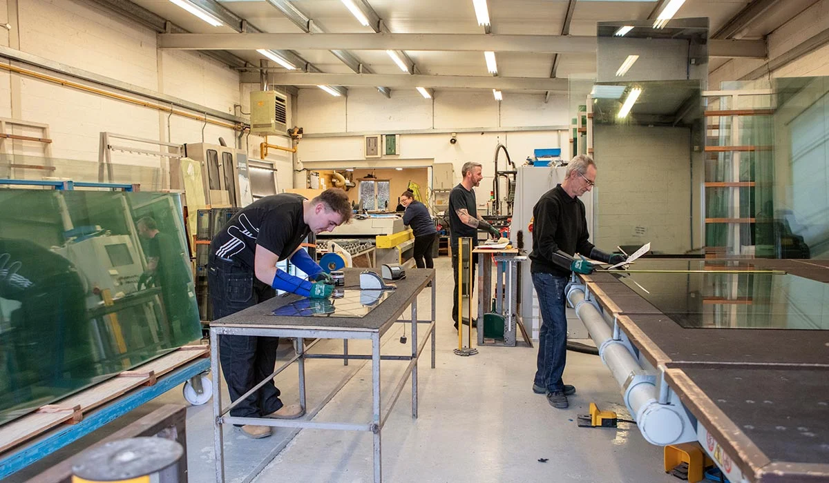 Glass shop at Vale Garden Houses