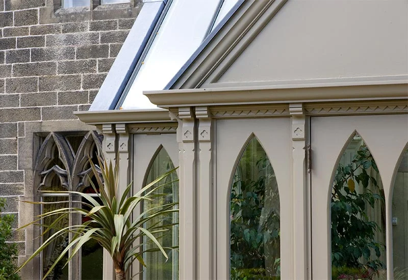 Example of window design on a Victorian conservatory