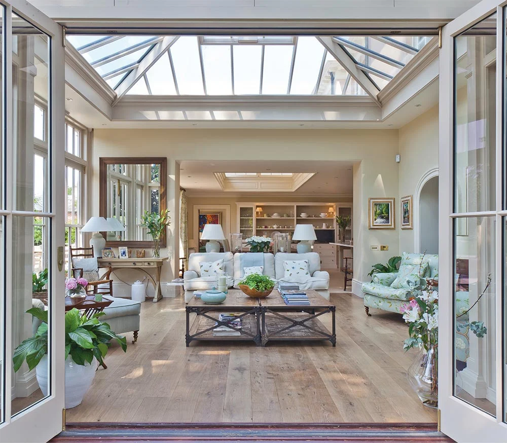 View of internal orangery window