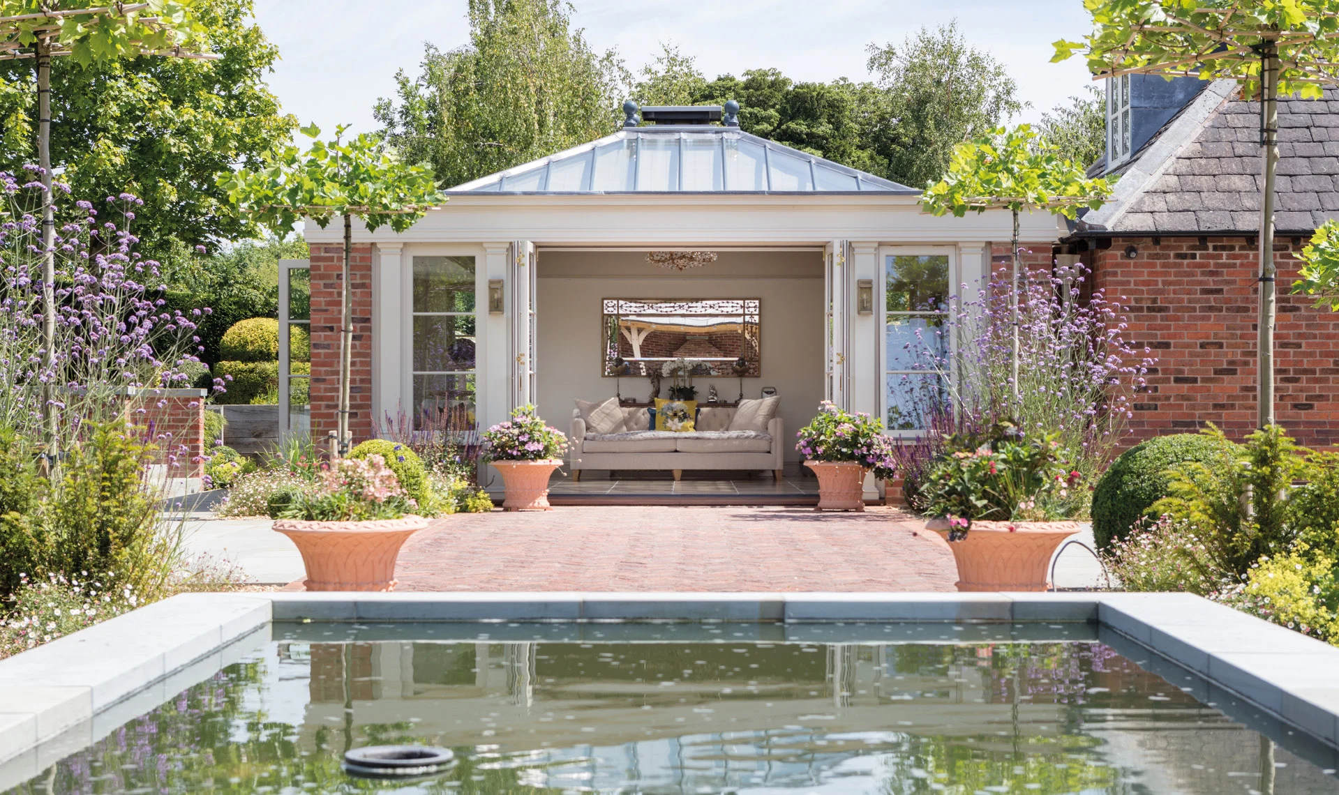 conservatory with interior by Vale