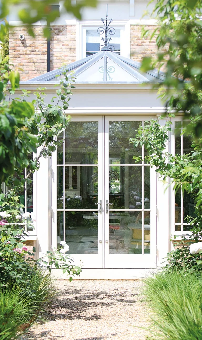 View of orangery side entrance