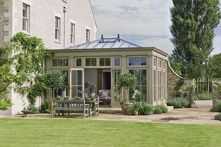 An orangery for a Wiltshire plant lover's home