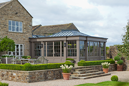 Classical orangery creates an eye-catching addition to a Yorkshire hunting lodge